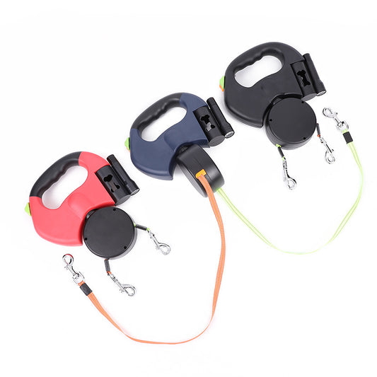 360 Dual Retractable Dog Leash