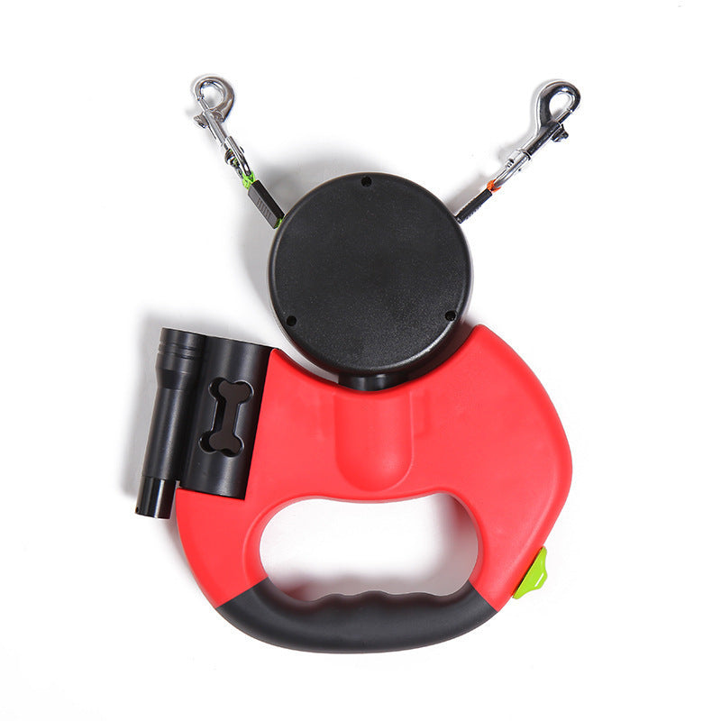 360 Dual Retractable Dog Leash