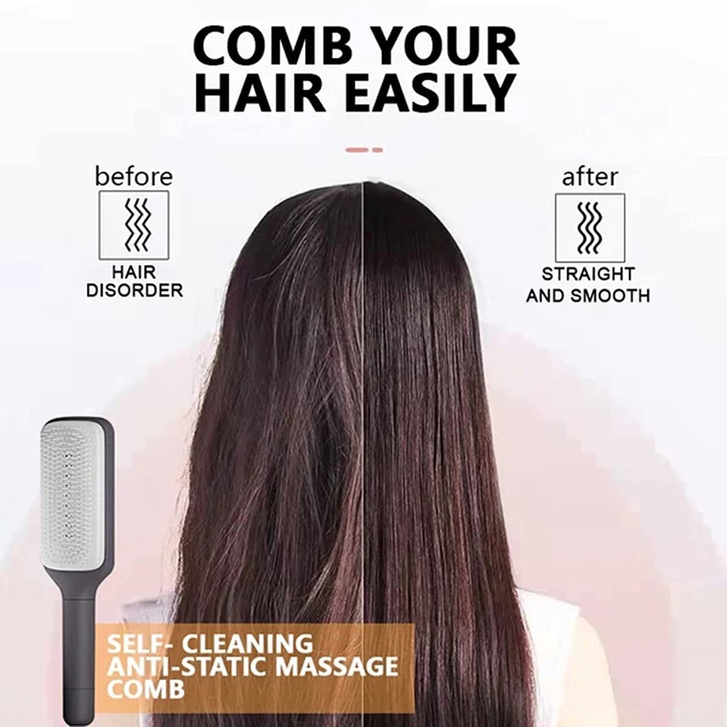 Beyond 4 In 1 Self Cleaning Hair Brush