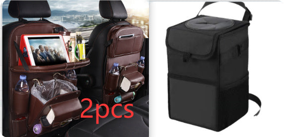Multi-functional Car Storage Leather Bag