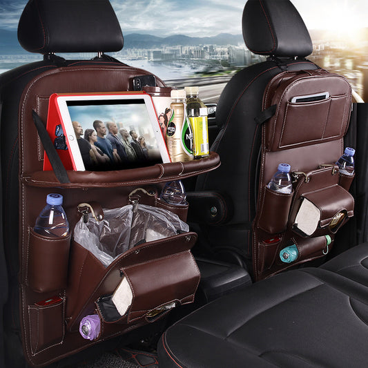 Beyond Waterproof Multifunction Leather Car Seat Storage Bag