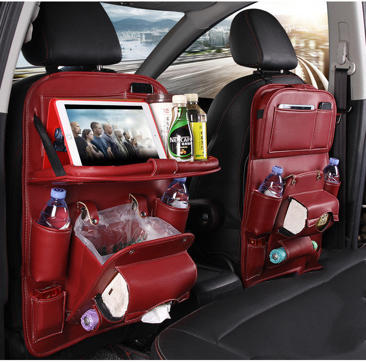 Beyond Waterproof Multifunction Leather Car Seat Storage Bag