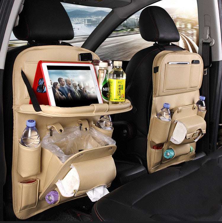Multi-functional Car Storage Leather Bag