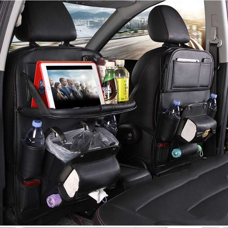 Multi-functional Car Storage Leather Bag