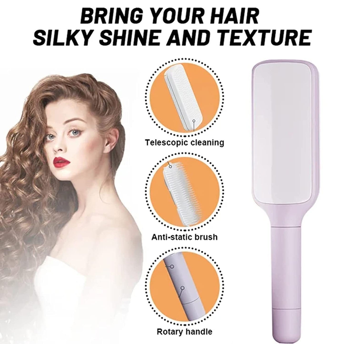 Beyond 4 In 1 Self Cleaning Hair Brush
