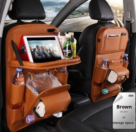 Multi-functional Car Storage Leather Bag