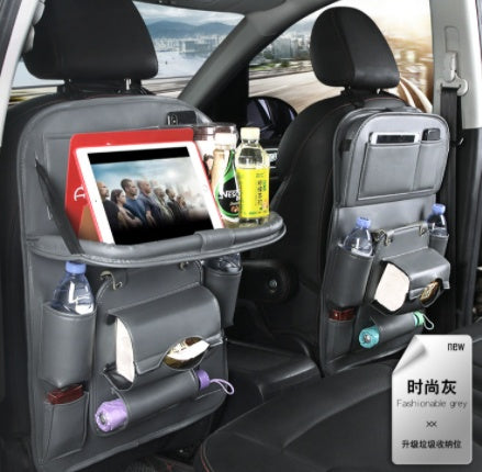 Beyond Waterproof Multifunction Leather Car Seat Storage Bag