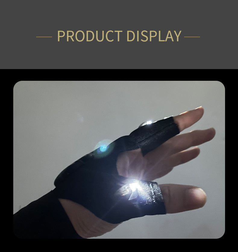 Non-slip Led Light Gloves