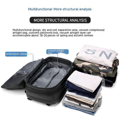 Beyond Multifunctional Vacuum Compression Large-capacity Travel Backpack