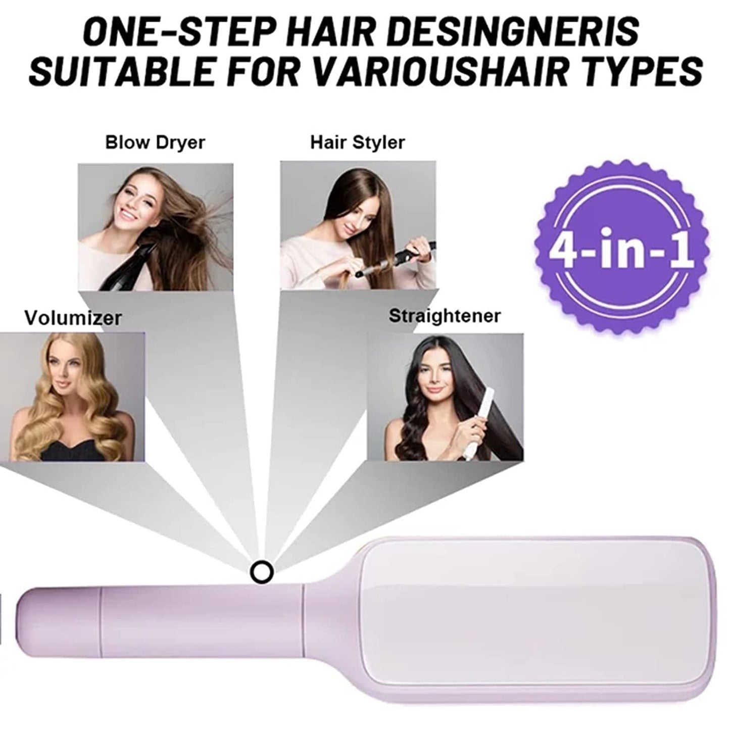 Beyond 4 In 1 Self Cleaning Hair Brush